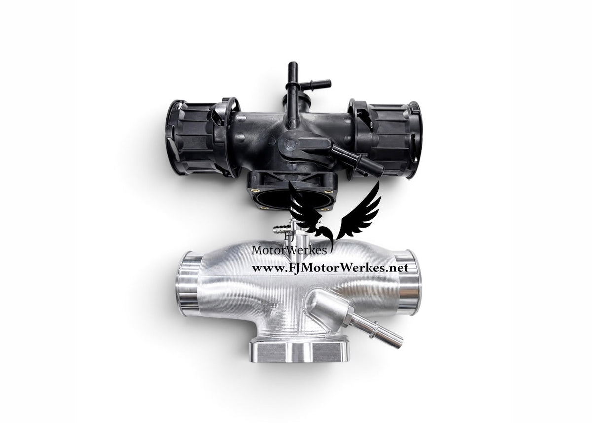 FJ MotorWerkes Porsche 911 (991.2 + 992) Billet Intake Plenum Y Pipe