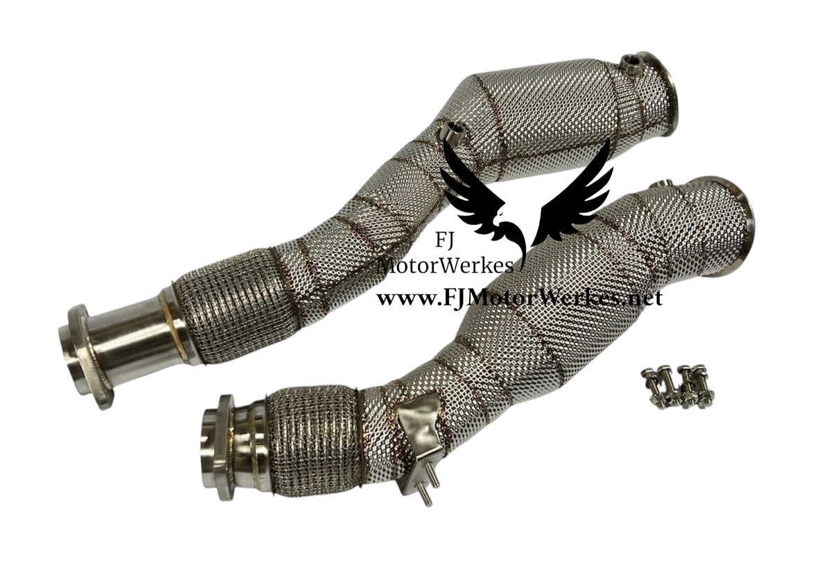 Bmw X3M F97 & X4M F98 Sports Cat 200 DOWNPIPE EXHAUST STAINLESS STEEL DOWNPIPE DECAT x3mc x4mc