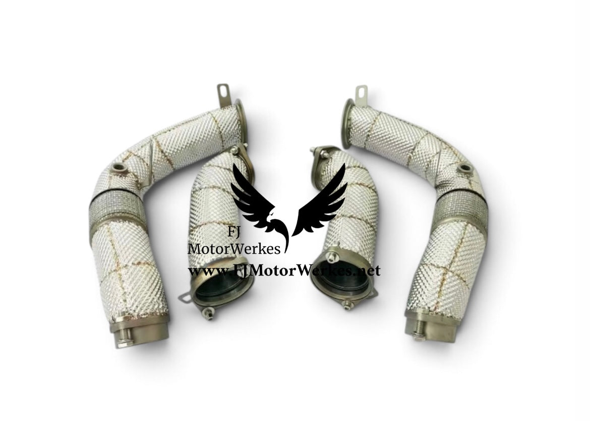 Bmw X5 G05 LCI M60i X6 G06 LCI M60i X7 G07 LCI M60i S68 Decat Downpipes Primary & Secondary Catless