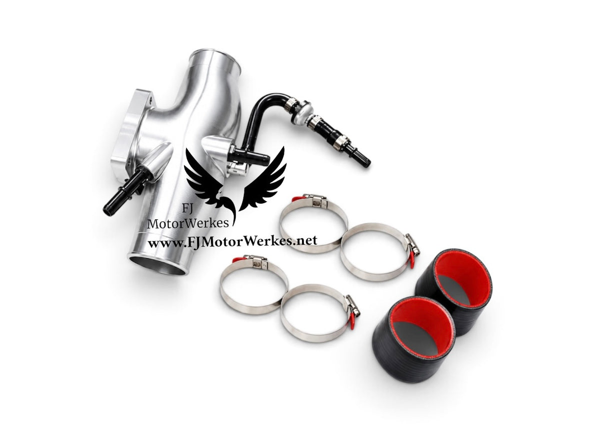FJ MotorWerkes Porsche 911 (991.2 + 992) Billet Intake Plenum Y Pipe