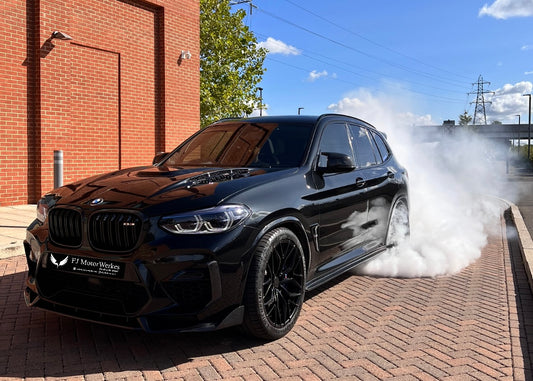 FJ MotorWerkes BMW X3M / X4M Stage 2 Kit - Downpipes, Midpipes Exhaust tips, Diff bolt kit + Carbon fuel cap (Free) *SUPPLY ONLY*