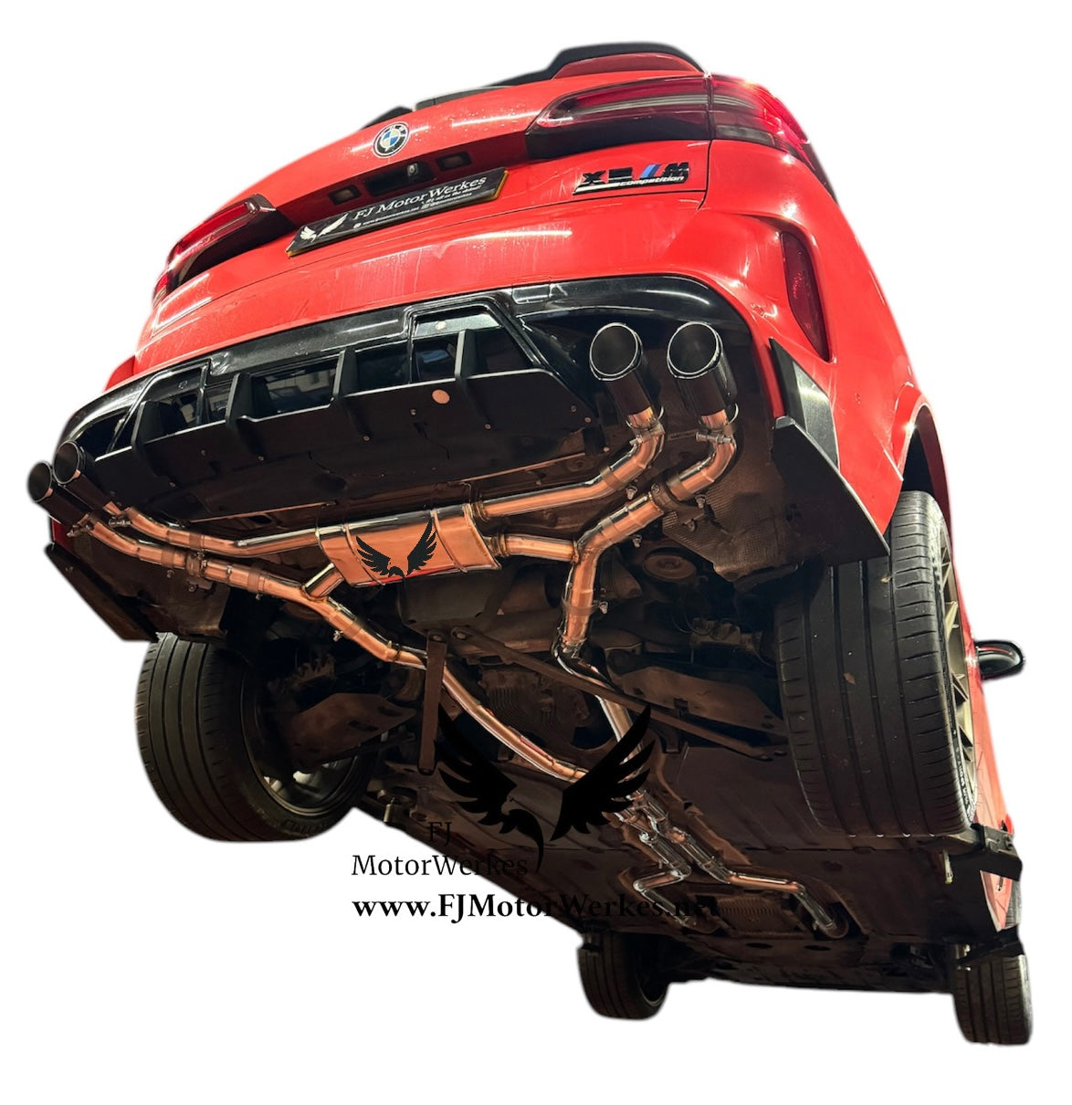 Bmw X5M X6M F95 F96 Full Catback exhaust system Pre Lci + Lci