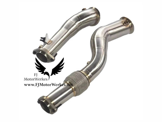 BMW X3M X4M LCI EURO OPF MODELS DOWNPIPES DECAT STAINLESS STEEL