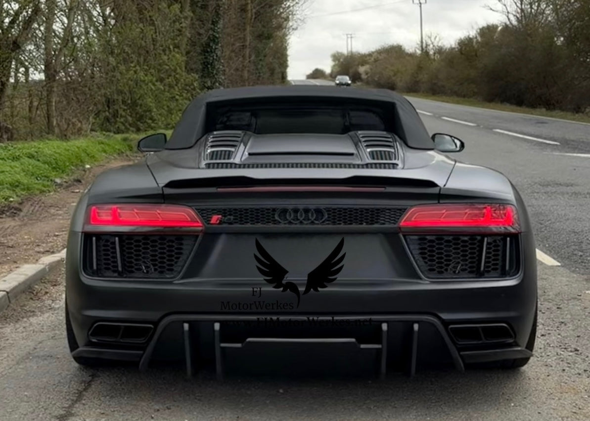 Audi R8 V10 Gen 2 V Spec Rear Carbon Fibre Diffuser