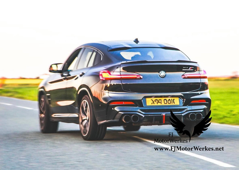 Bmw X3M X4M Vader F1 rear Carbon diffuser - 2 Styles 2019-2024 PRE LCI ...