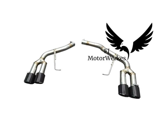 Porsche Macan S - Turbo - GTS 2.0T muffler delete slip on exhaust 2018+