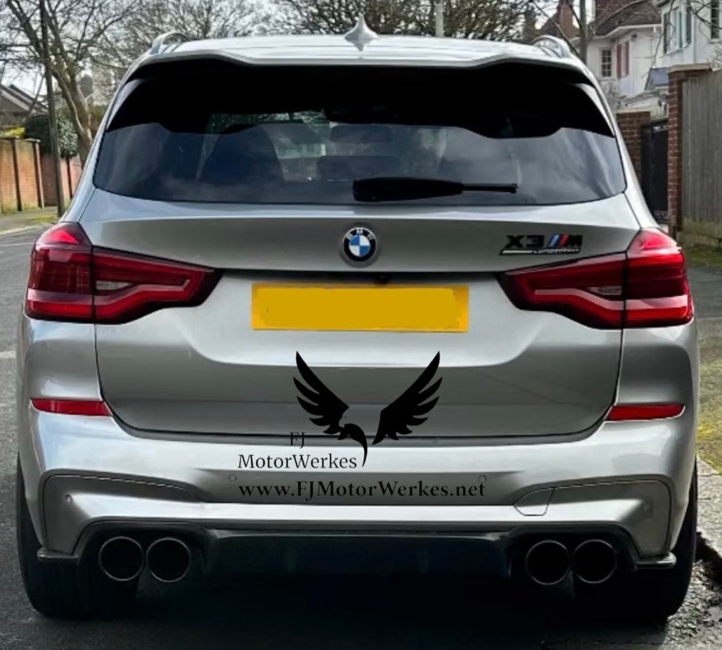 Bmw x3m x4m f97 f98 exhaust tips