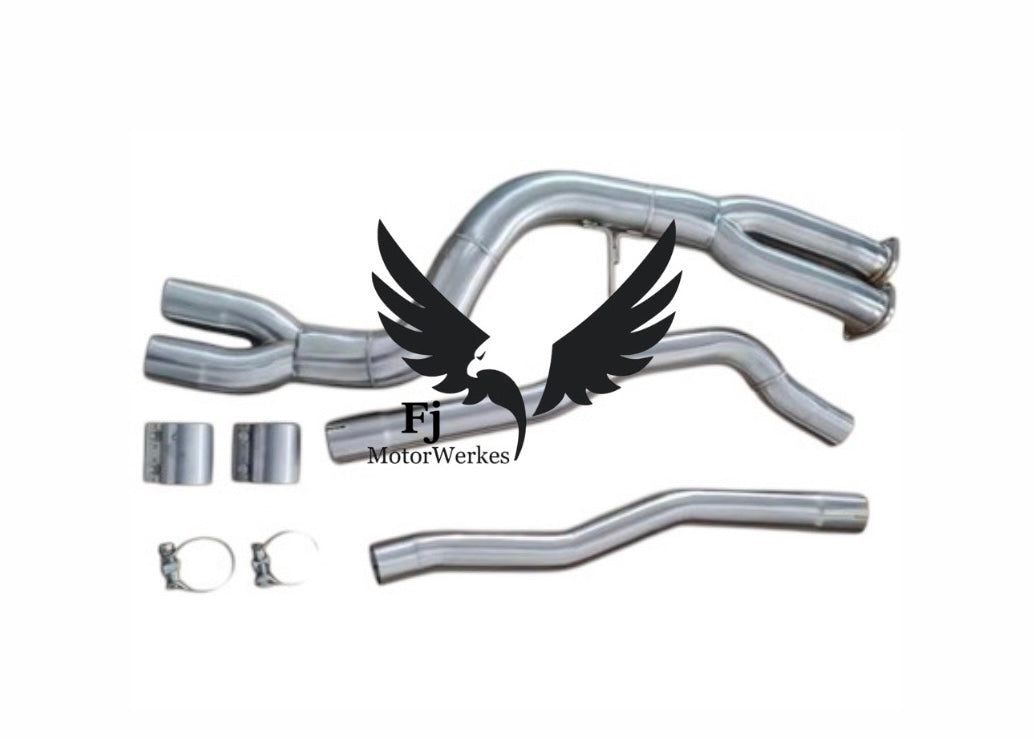 Bmw M2C Single Midpipe Catback Exhaust Stainless Steel M2 S55 F87 COMP